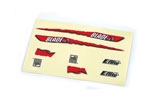EFLH2229 Decal Sheet, Red Graphics: BMCX